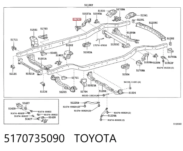  5170735090 Toyota