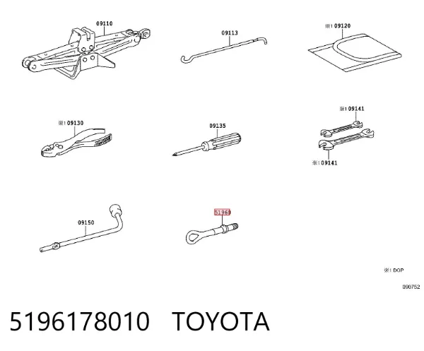  5196178010 Toyota
