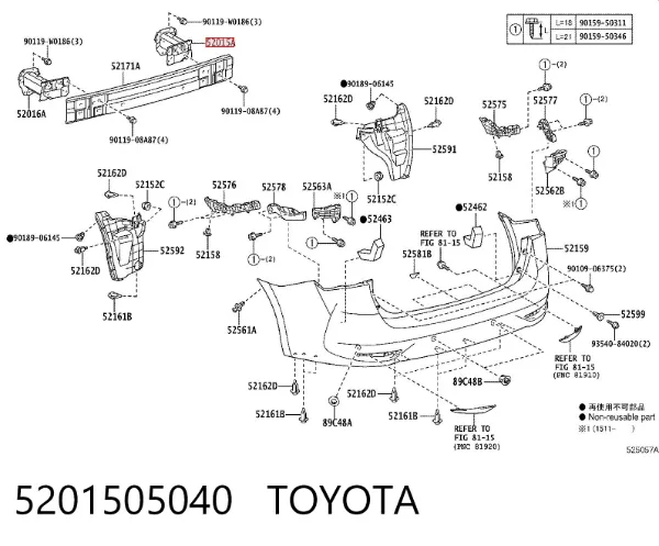  5201505040 Toyota