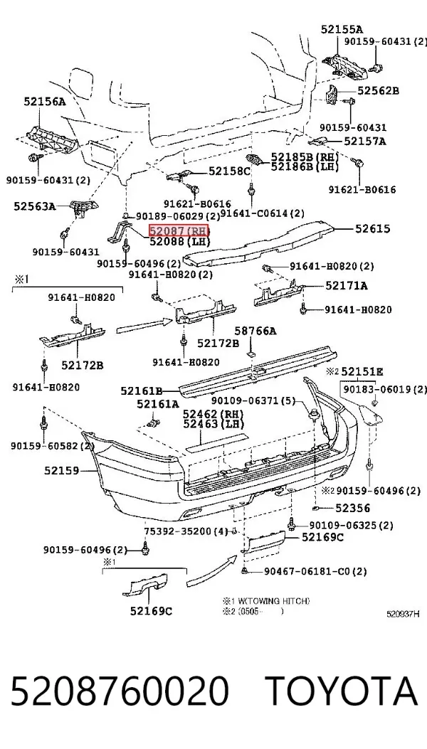  5208760020 Toyota