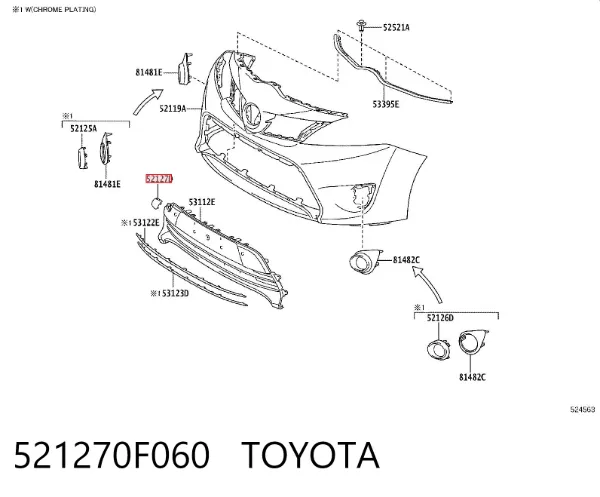  521270F060 Toyota