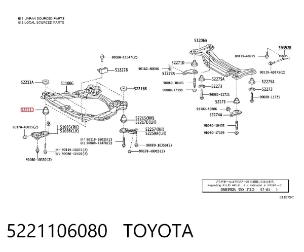  5221106080 Toyota