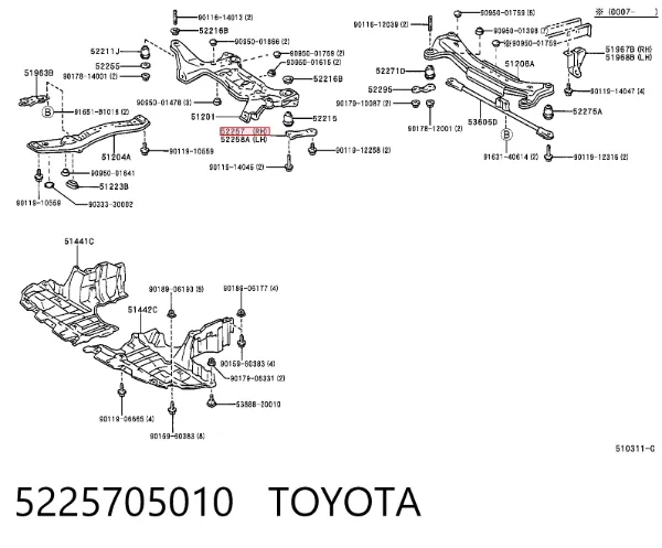  5225705010 Toyota