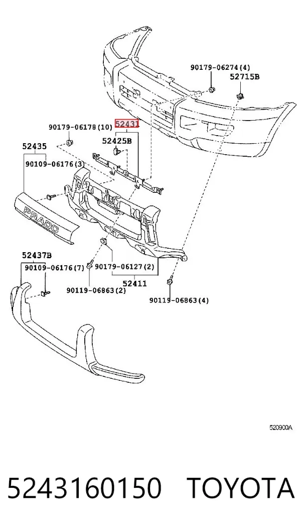  5243160150 Toyota