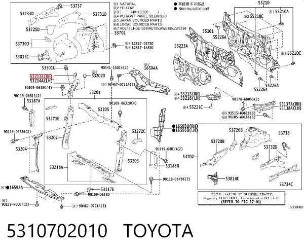  5310702010 Toyota