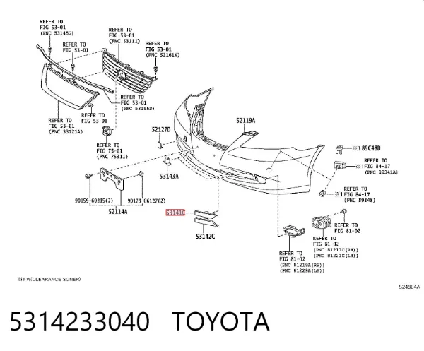 5314233040 Toyota