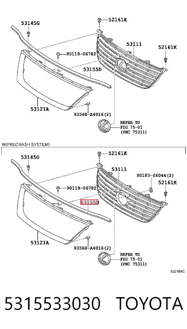  5315533030 Toyota