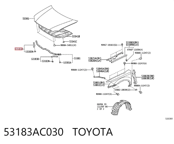  53183AC030 Toyota