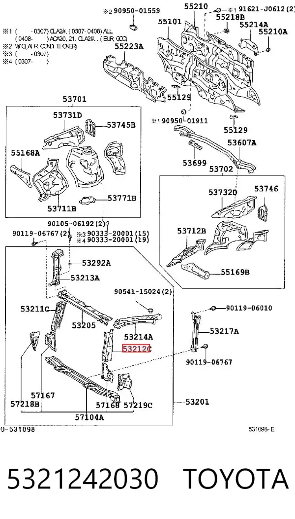  5321242030 Toyota