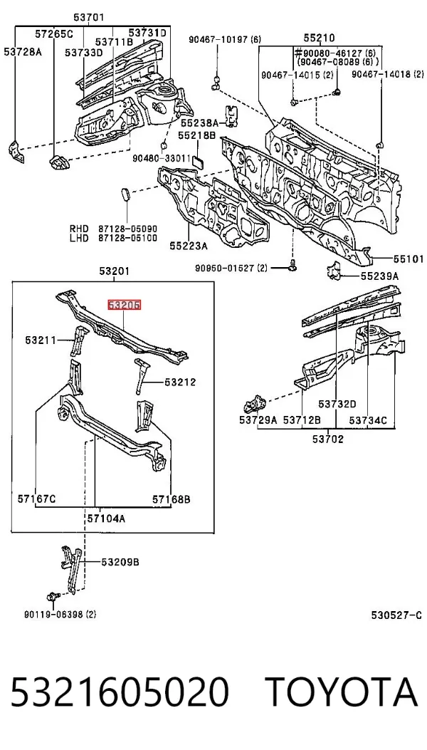  5321605020 Toyota