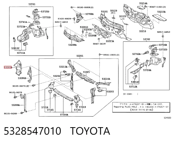  5328547010 Toyota