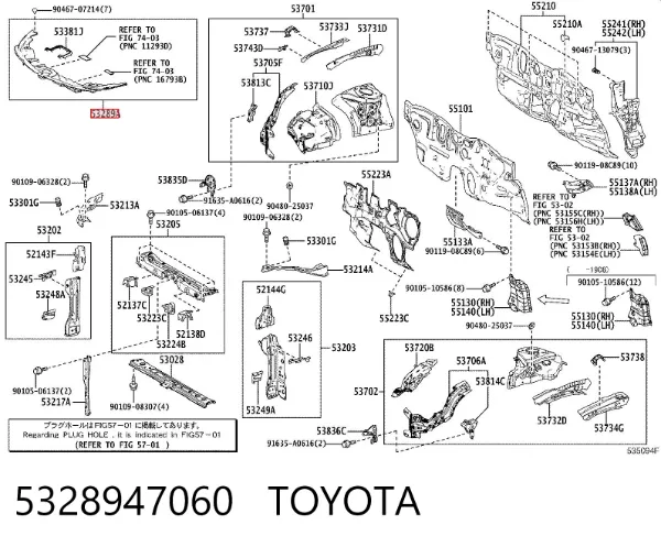  5328947060 Toyota