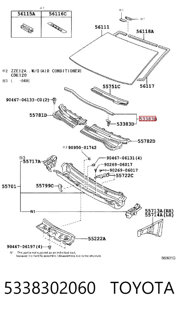  5338302060 Toyota
