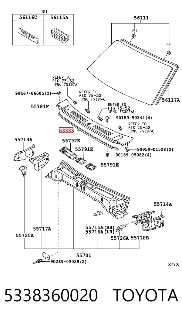  5338360020 Toyota
