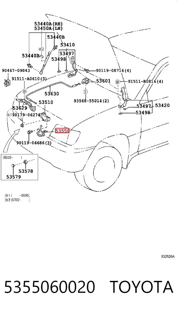  5355060020 Toyota