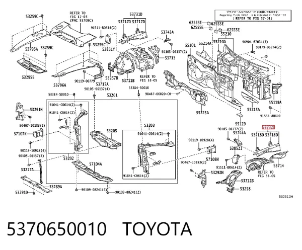  5370650010 Toyota