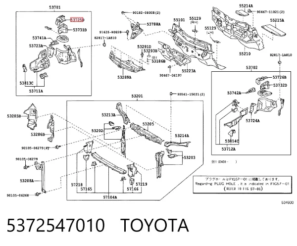  5372547010 Toyota