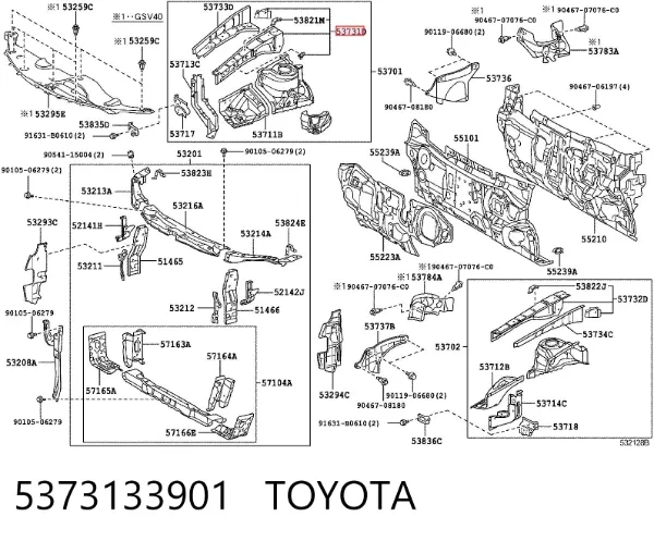  5373133901 Toyota