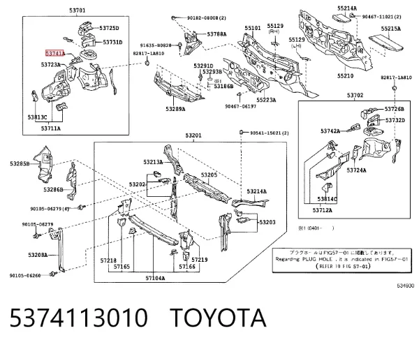  5374113010 Toyota