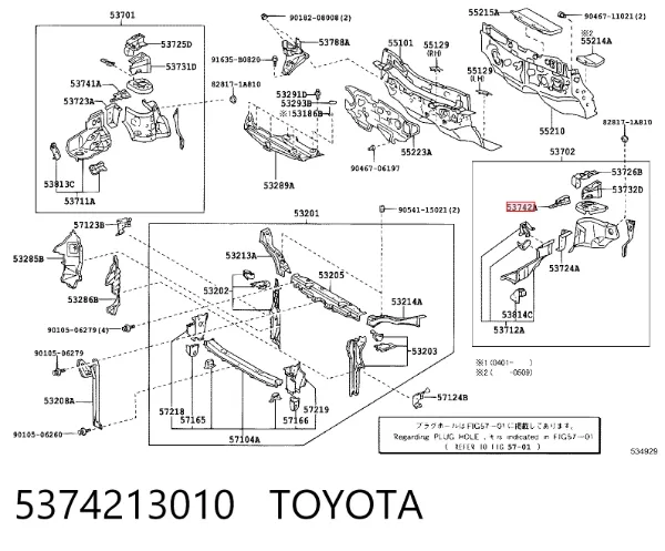  5374213010 Toyota