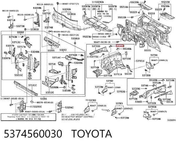  5374560030 Toyota