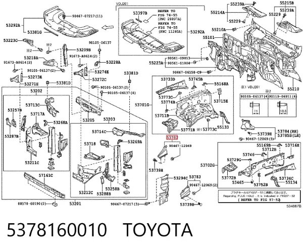  5378260030 Toyota