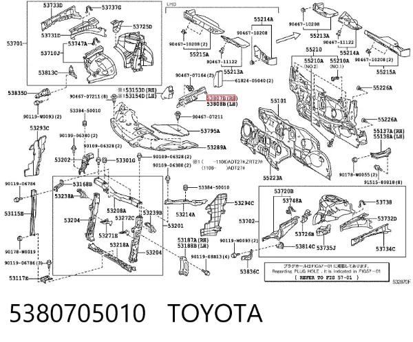  5380705010 Toyota