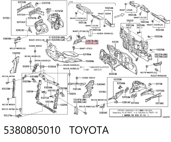  5380805010 Toyota
