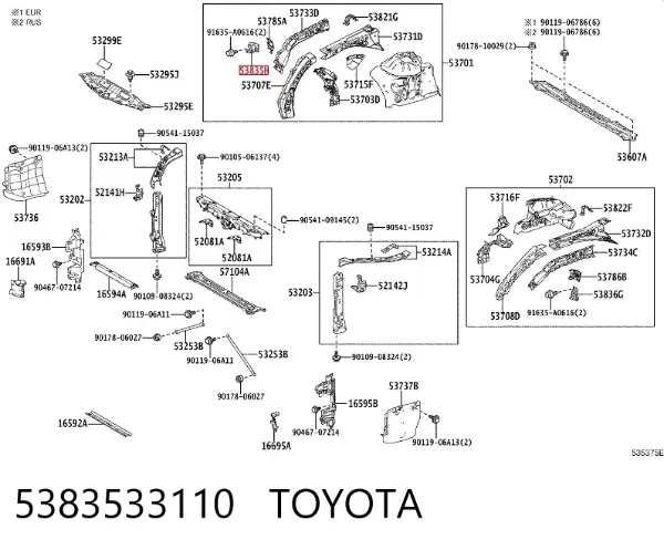  5383533110 Toyota