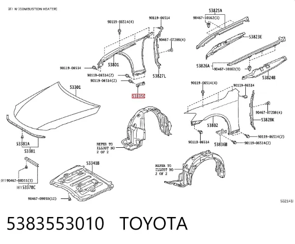  5383553010 Toyota