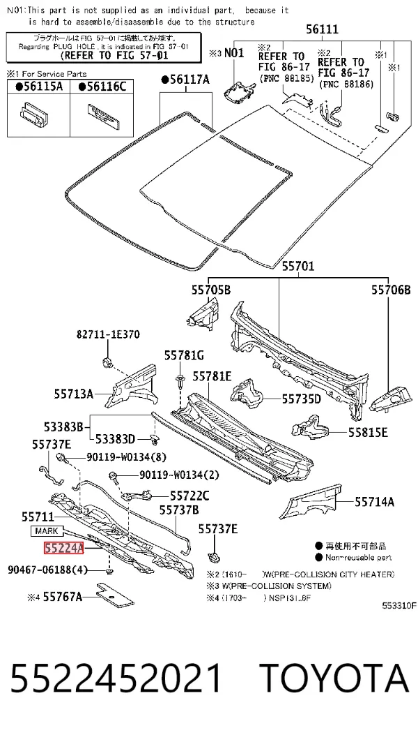  5522452021 Toyota