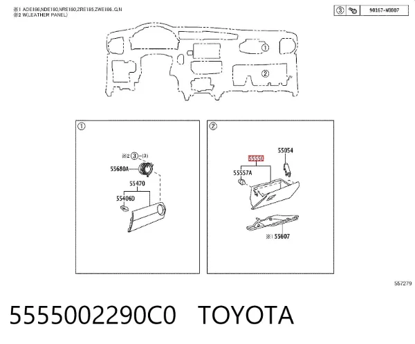  5555002290C0 Toyota