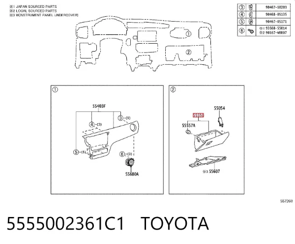  5555002361C1 Toyota