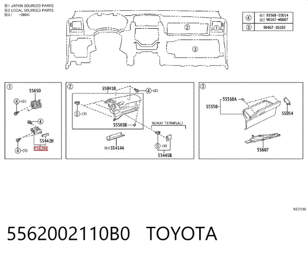  5562002110B0 Toyota