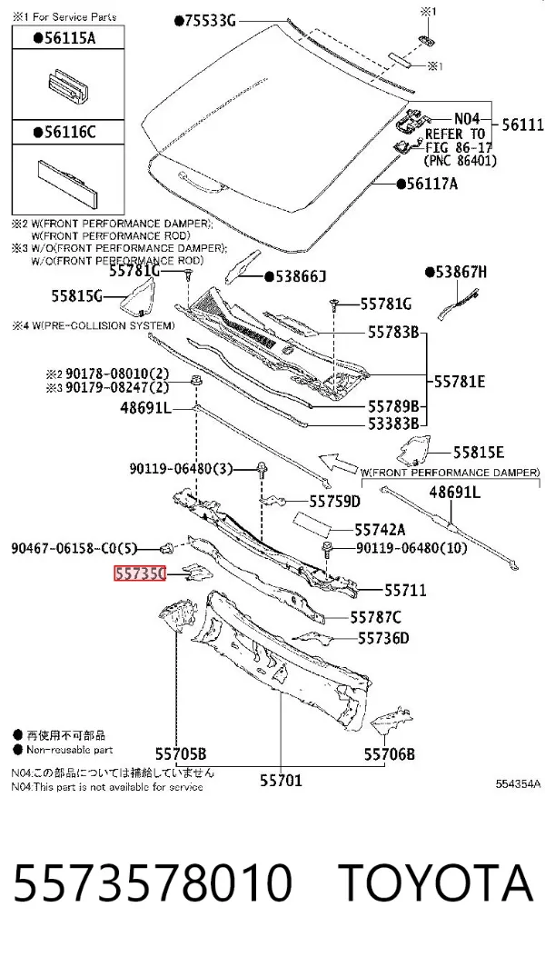  5573578010 Toyota