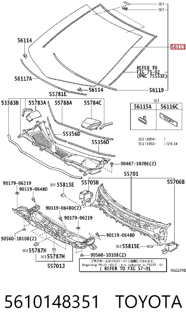 Лобовое стекло Lexus RX 270/350/450H