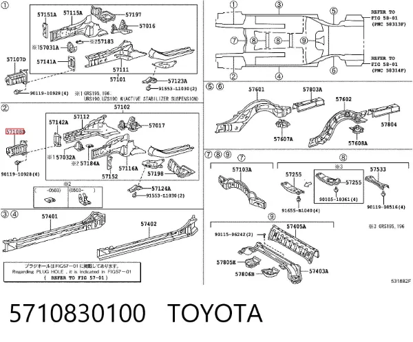  5710830100 Toyota