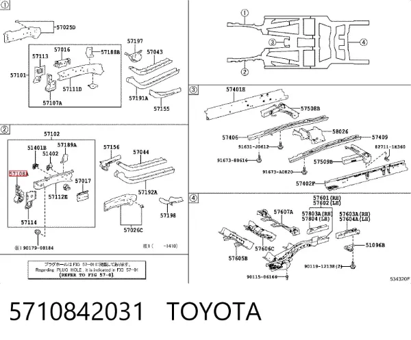  5710842031 Toyota