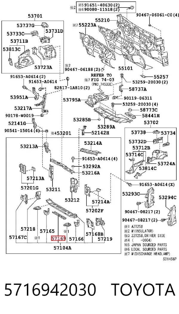  5716942030 Toyota