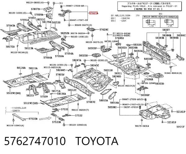  5762747010 Toyota
