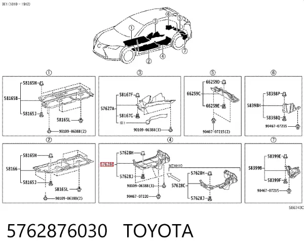  5762876030 Toyota