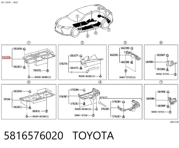  5816576020 Toyota