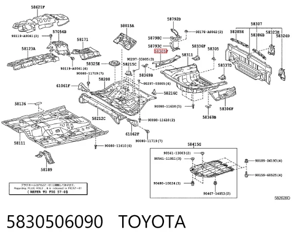  5830506090 Toyota
