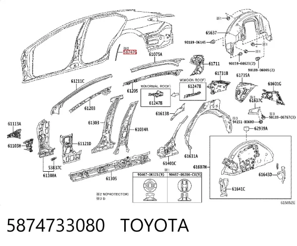  5874733080 Toyota