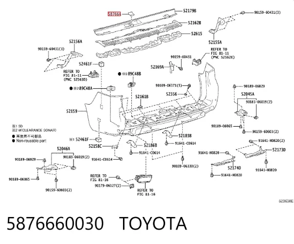  5876660030 Toyota