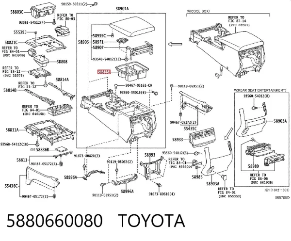  5880660080 Toyota