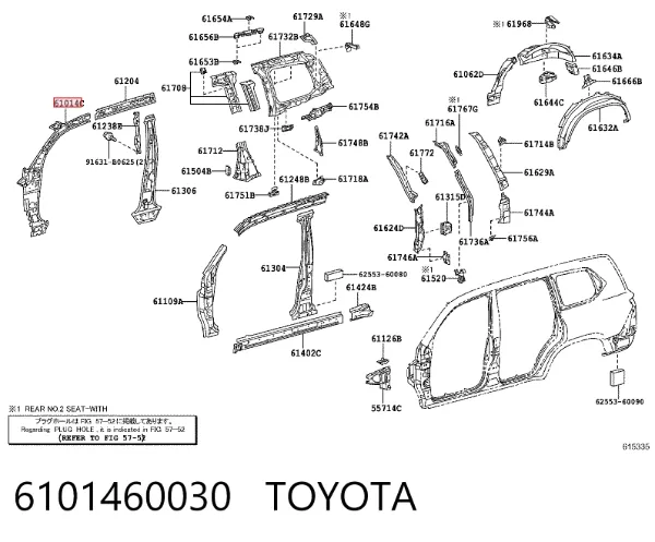  6101460030 Toyota
