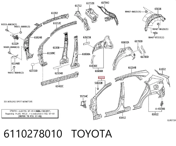  6110278010 Toyota