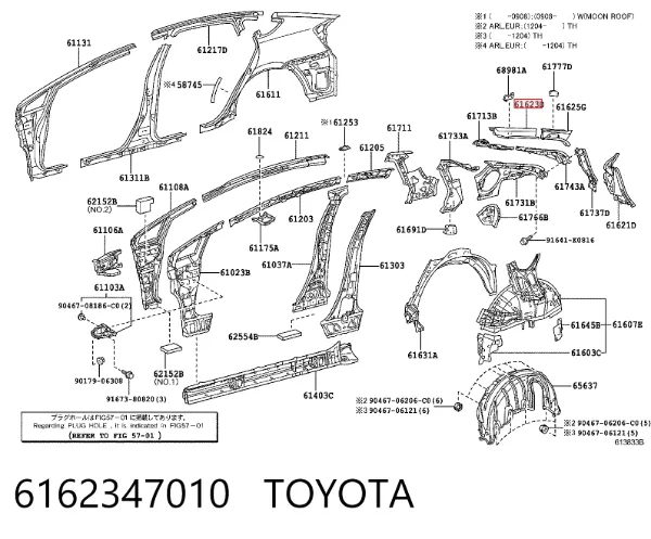  6162347010 Toyota