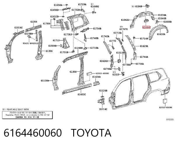  6164460060 Toyota